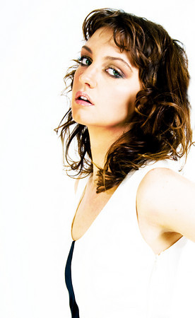 Female model photo shoot of Sian Howard by David Little  in Redfern, makeup by Sian Howard