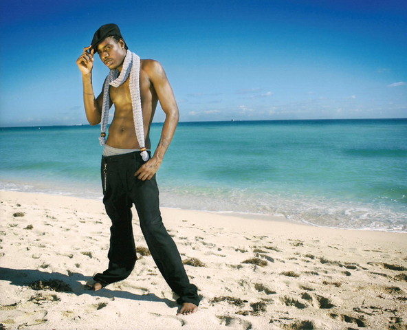 Male model photo shoot of ORMEJUSTE in Miami Beach