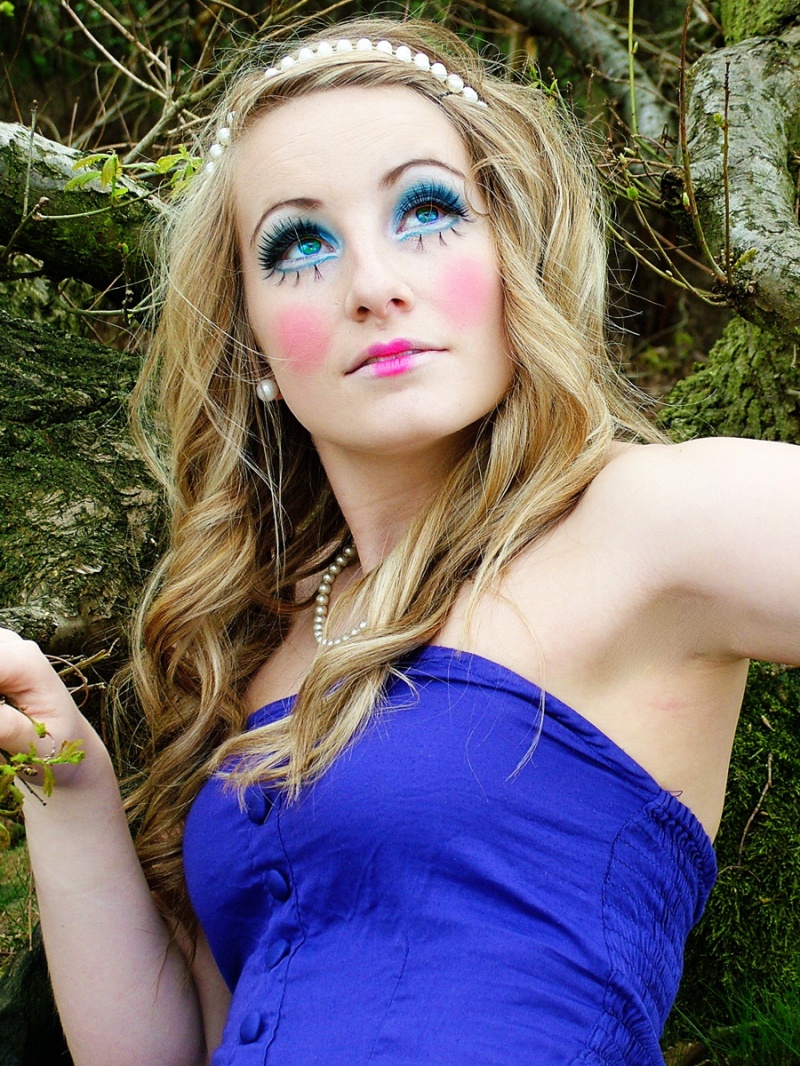 Female model photo shoot of Make-up Pro and Miss Jodie Kelly by SophieLauren