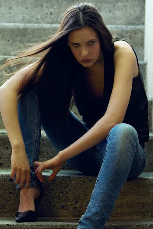 Female model photo shoot of garey fetzer by Mark Meyer, makeup by Tim Ferrell Artistry
