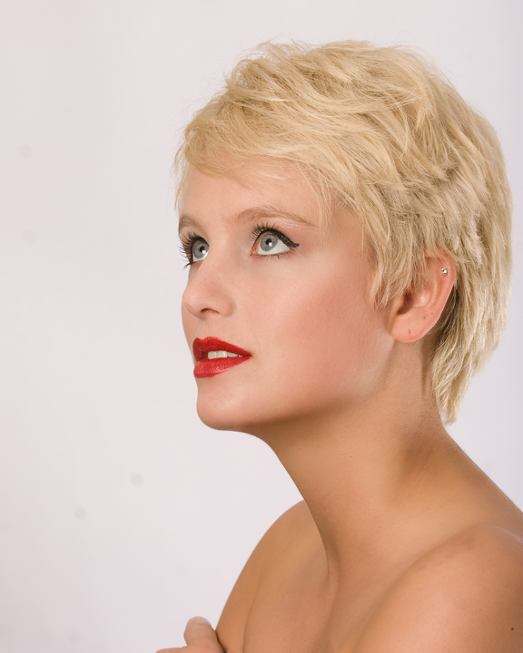 Female model photo shoot of Angie Robertson by Brandon Mack, makeup by Davina Bryan