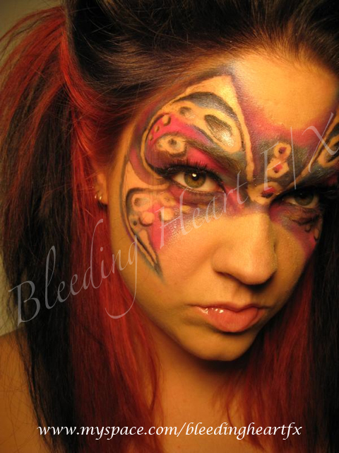 Female model photo shoot of Bleeding Heart FX