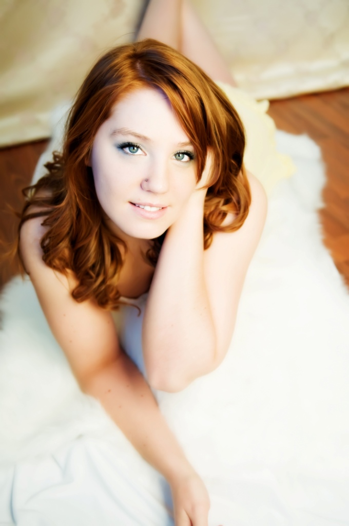 Female model photo shoot of RedheadedHeather by Breanne Kessler