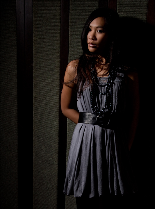 Female model photo shoot of Mareeh in Canon Live Studio - Photoshop World 2009 Boston