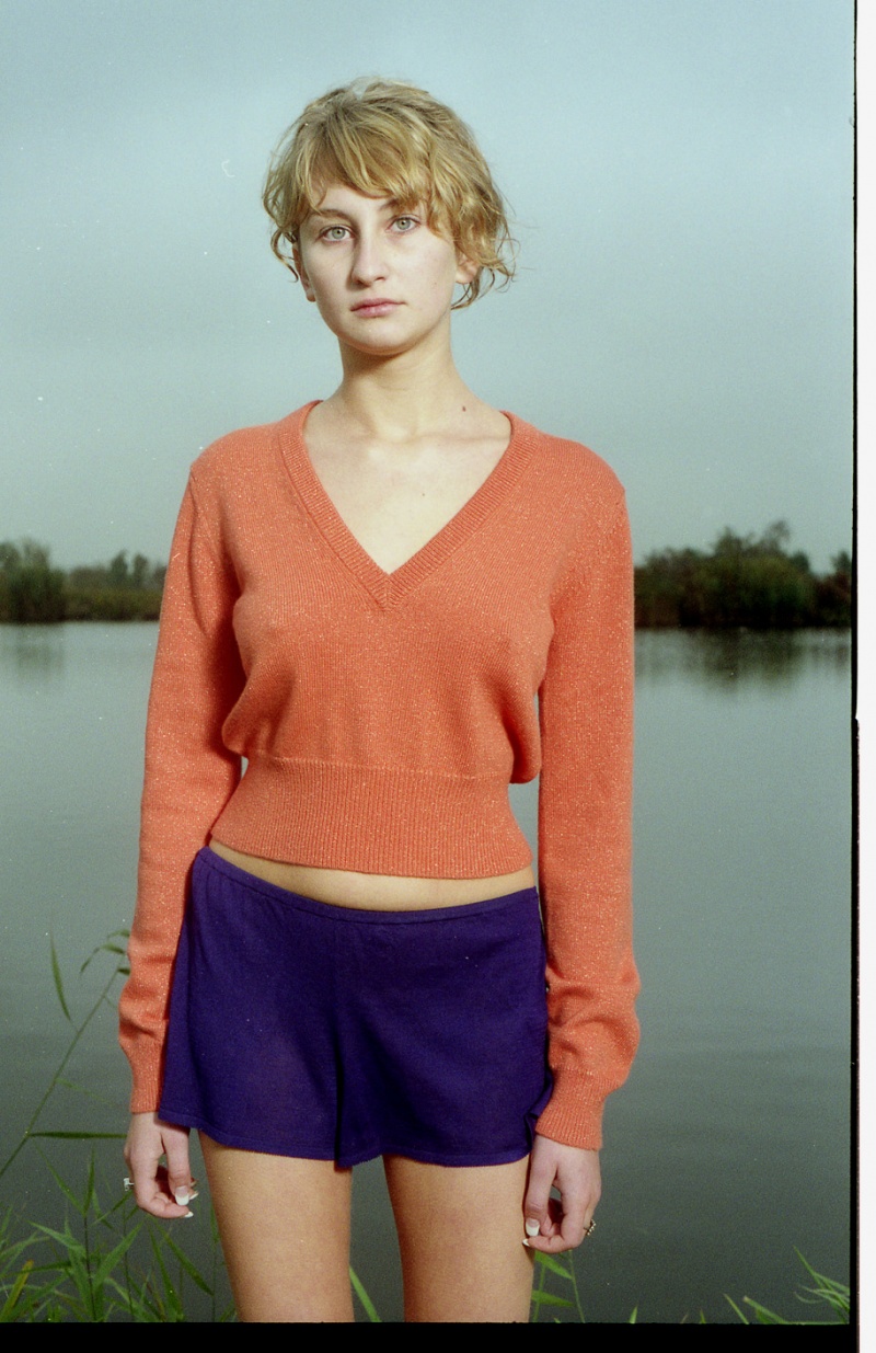 Female model photo shoot of Lylya Mazinova in Amsterdam
