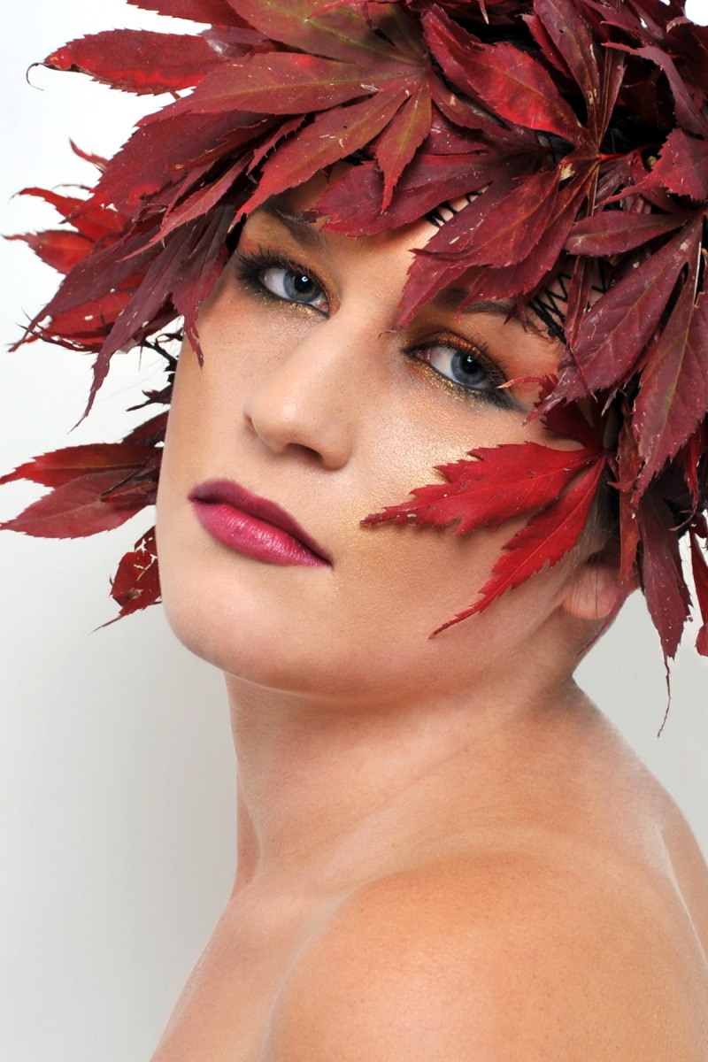 Female model photo shoot of Visual Design by The Art of Photography in Hawkes Bay, makeup by Visual Design