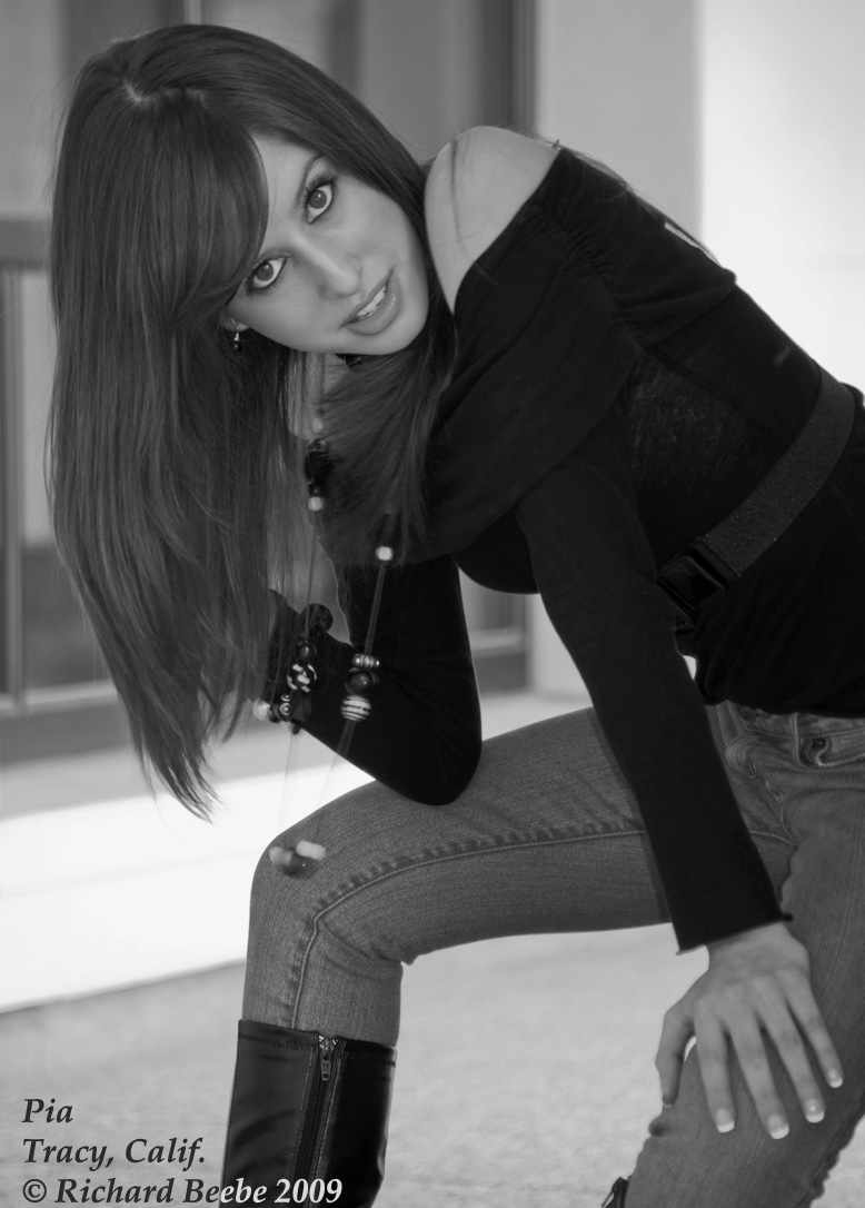 Female model photo shoot of PIA V by Richard Beebe