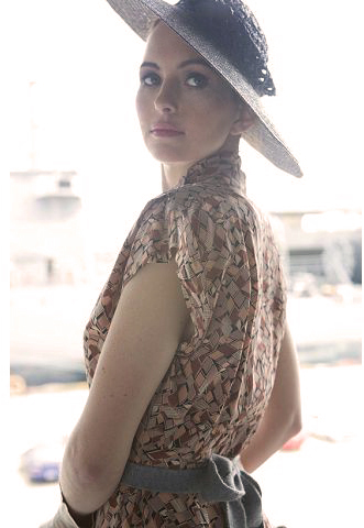 Female model photo shoot of Natale by CharlesChanCasela in USS Hornet, Alameda, CA, wardrobe styled by Satyn Hapach