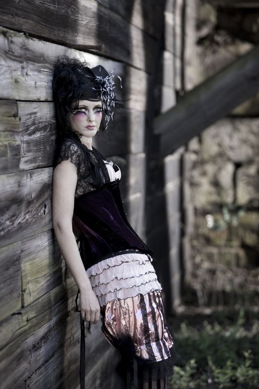 Female model photo shoot of Black Horse Studio and Corky Bordeaux in Winston Salem, makeup by Belle Trachtenberg