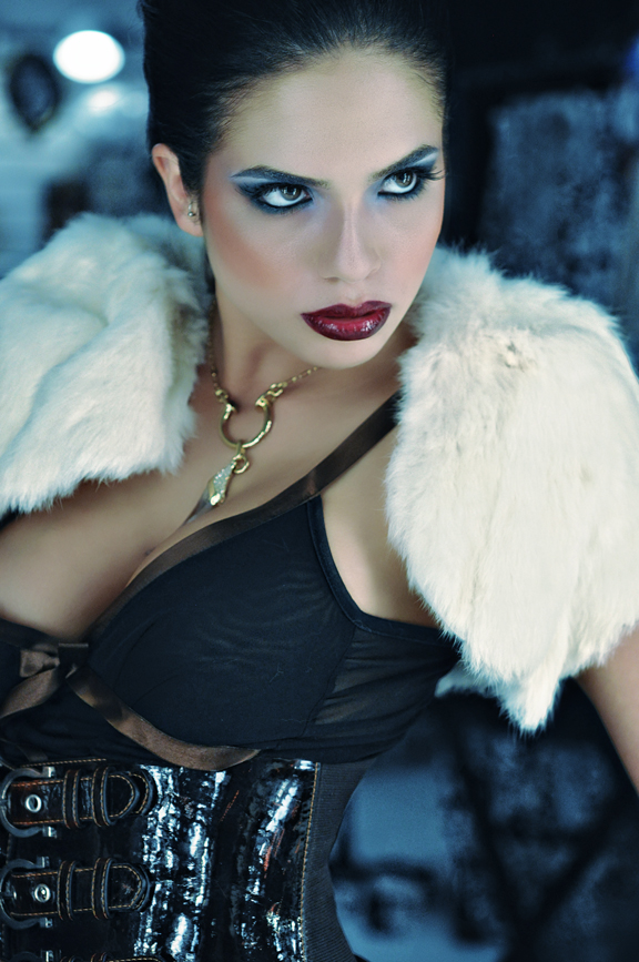 Female model photo shoot of Franchesca Del Carpio by Christopher Luciano in Glammin Studio