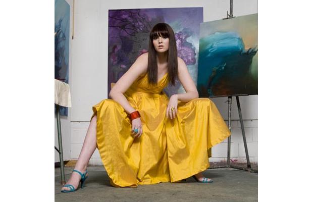 Female model photo shoot of Jessica Halabi Fashion