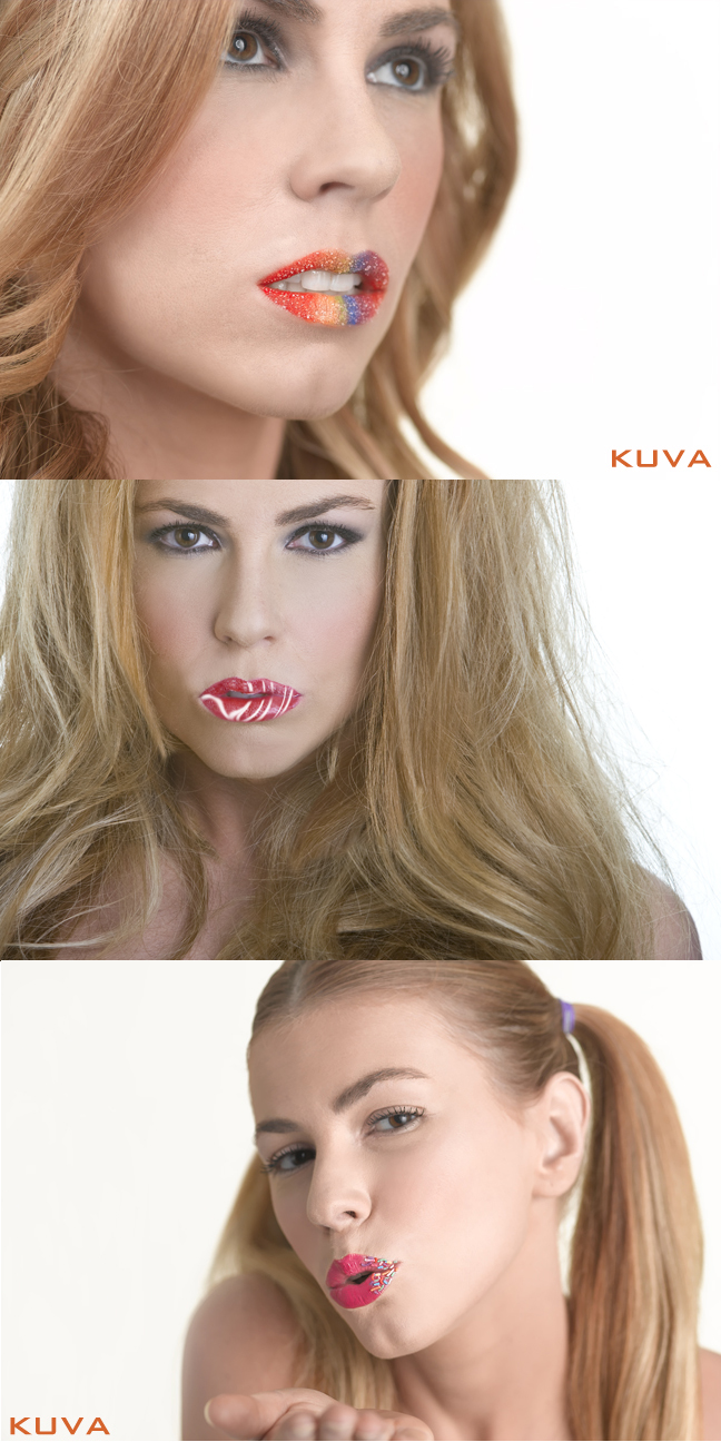 Female model photo shoot of Vivi Moet and Vanessa Casey by kuva, makeup by Nicole Hair Makeup