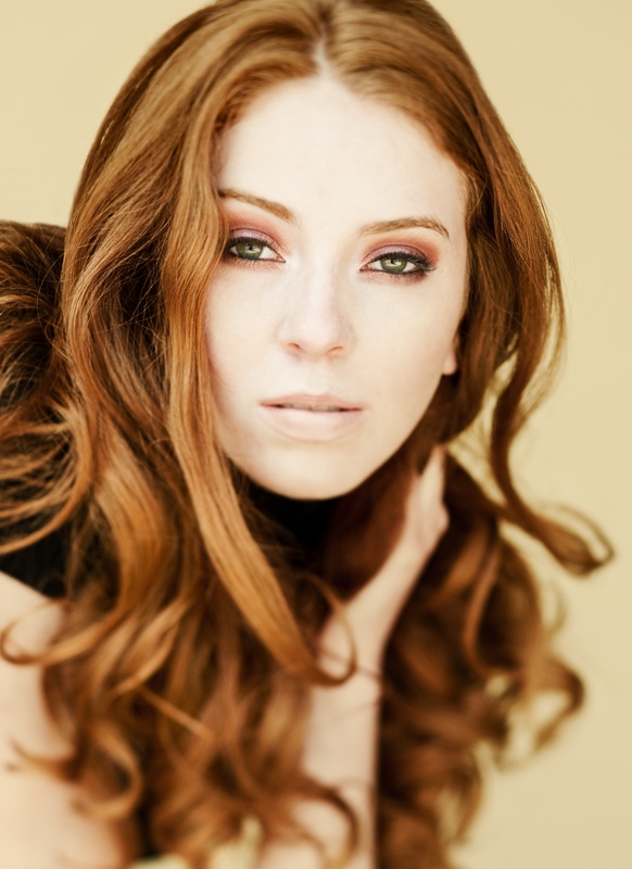 Female model photo shoot of Sara Kuz by Luettke Studio, makeup by Kellie Keck