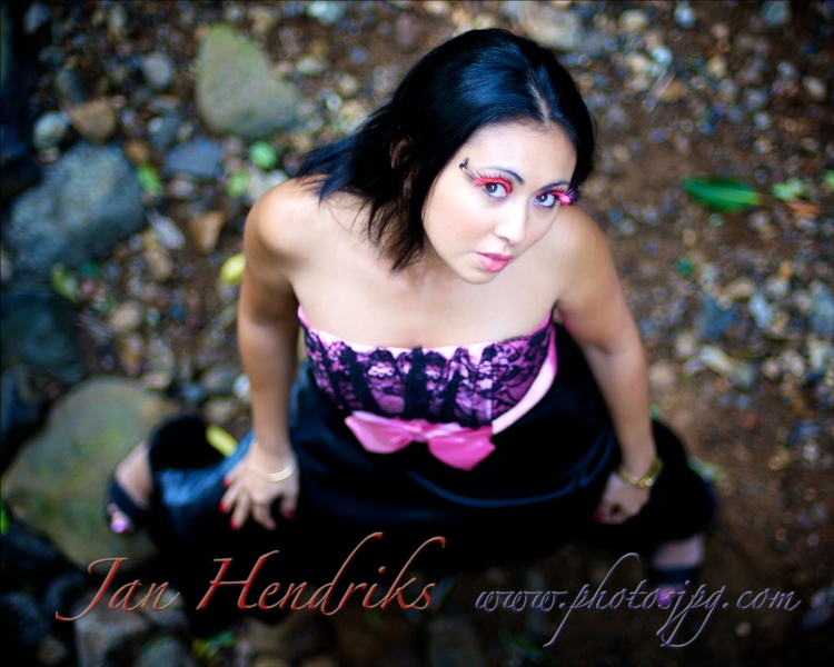 Female model photo shoot of Mal C by Jan Hendriks in Gold Coast, makeup by Mesmereyz Makeup by Mal