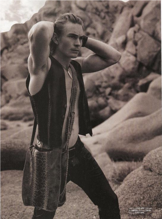 Male model photo shoot of Eric Zentner in Joshua Tree