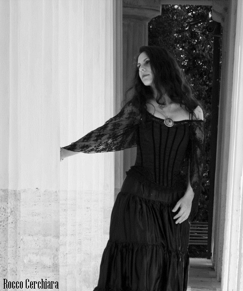 Female model photo shoot of Lady Raven Model in Roma - Villa Torlonia