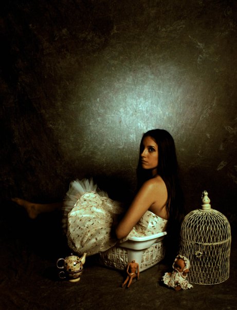 Female model photo shoot of Samber in Art Institute of Ft. Lauderdale studio