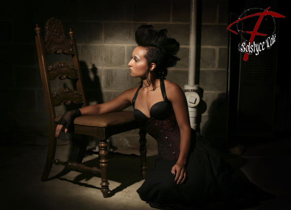 Female model photo shoot of Bete_Noire by Solstyce Cal