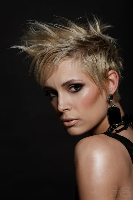 Female model photo shoot of Nina Cardella by John CVBN, makeup by cindy vazquez