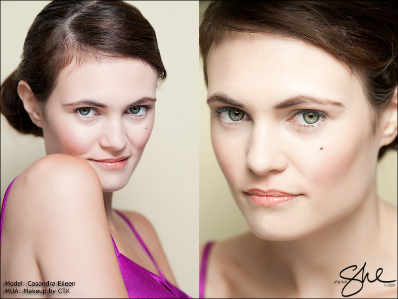 Female model photo shoot of Casandra Eileen by digitalShe, makeup by Makeup by CTK