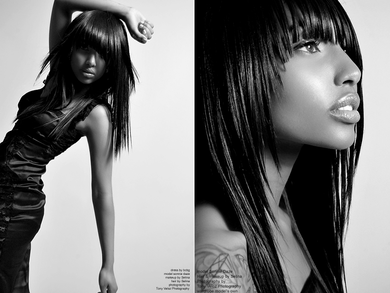 Female model photo shoot of SelinaDhairfanatic and Eden G by Tony Veloz