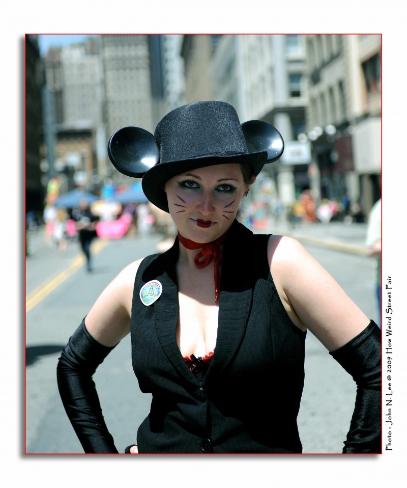 Female model photo shoot of Haley Holmes in How Weird Street Faire, San Francisco