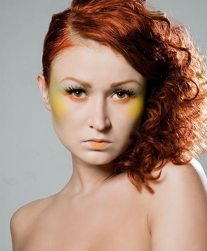 Female model photo shoot of Adrienne Pace MUA and Irina by Lauren Loncar