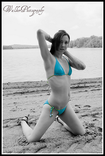 Female model photo shoot of Melisa Blue by WalkerPhotography in Harriman State Park