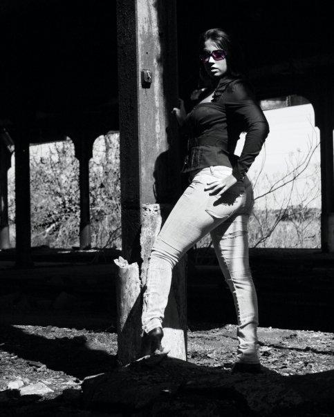 Female model photo shoot of Angela Santo in CENTRAL TRAIN TERMINAL BUFFALO, NY