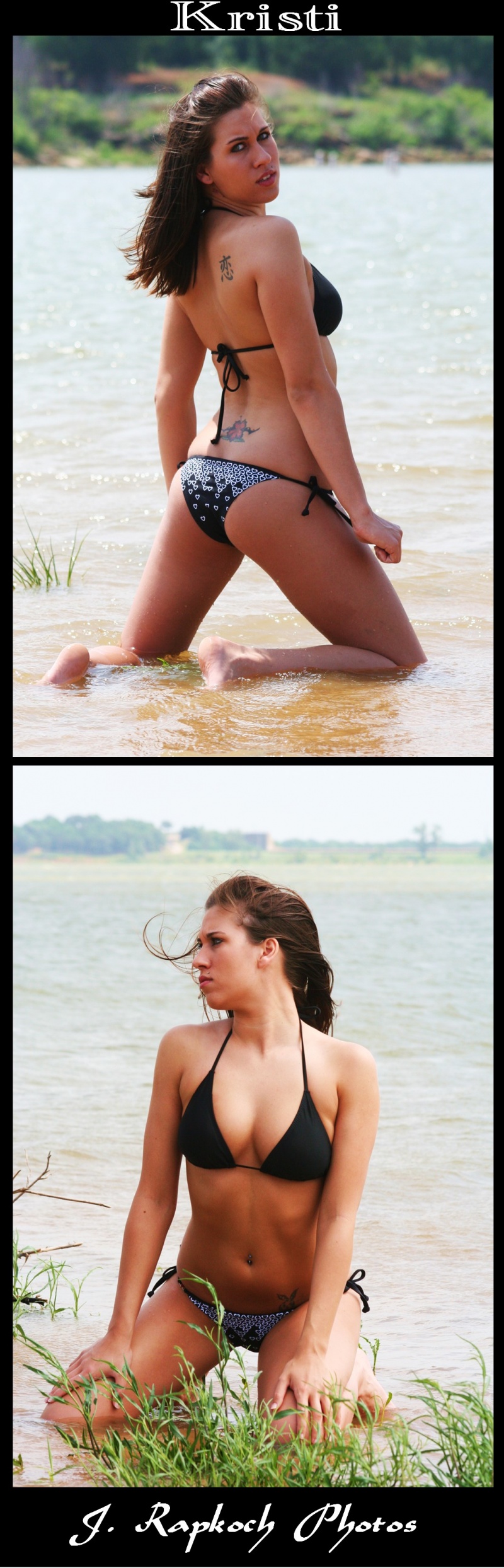 Female model photo shoot of Kristi_88 in Gapevine Lake
