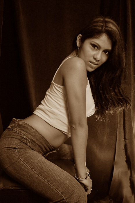 Female model photo shoot of pilarmodel in Lima