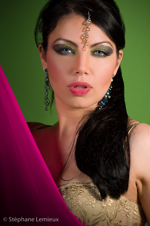 Female model photo shoot of Layla Atefi by Stephan Lemieux, makeup by QTMakeup By Cynthia N