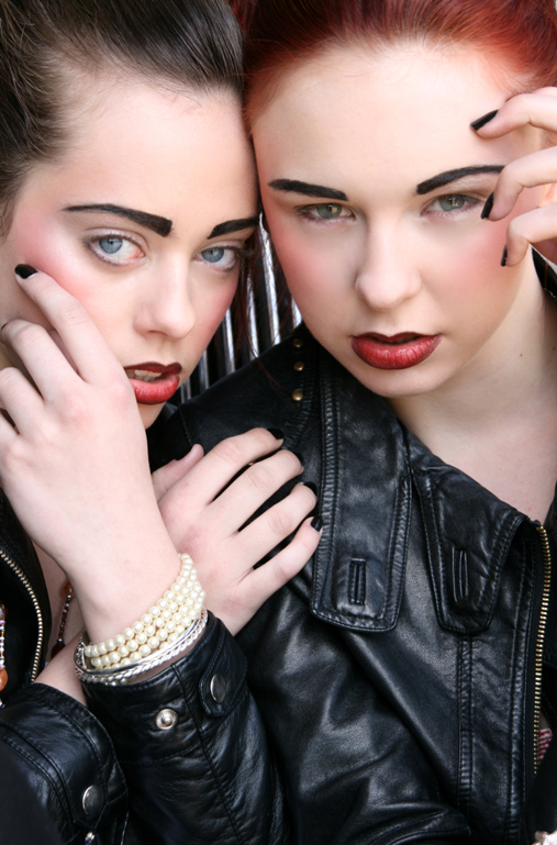 Female model photo shoot of CJ Field and ErinWright by Sophie Ellen in Newmarket, makeup by Jayde L Chorlton
