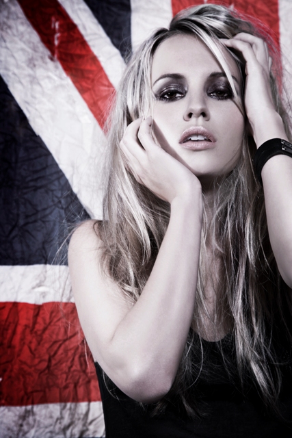 Female model photo shoot of Miss La Make-up artist in London