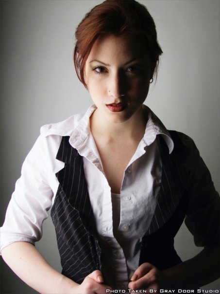 Female model photo shoot of Aeluin by Gray Door Studio, makeup by Giselle Santana