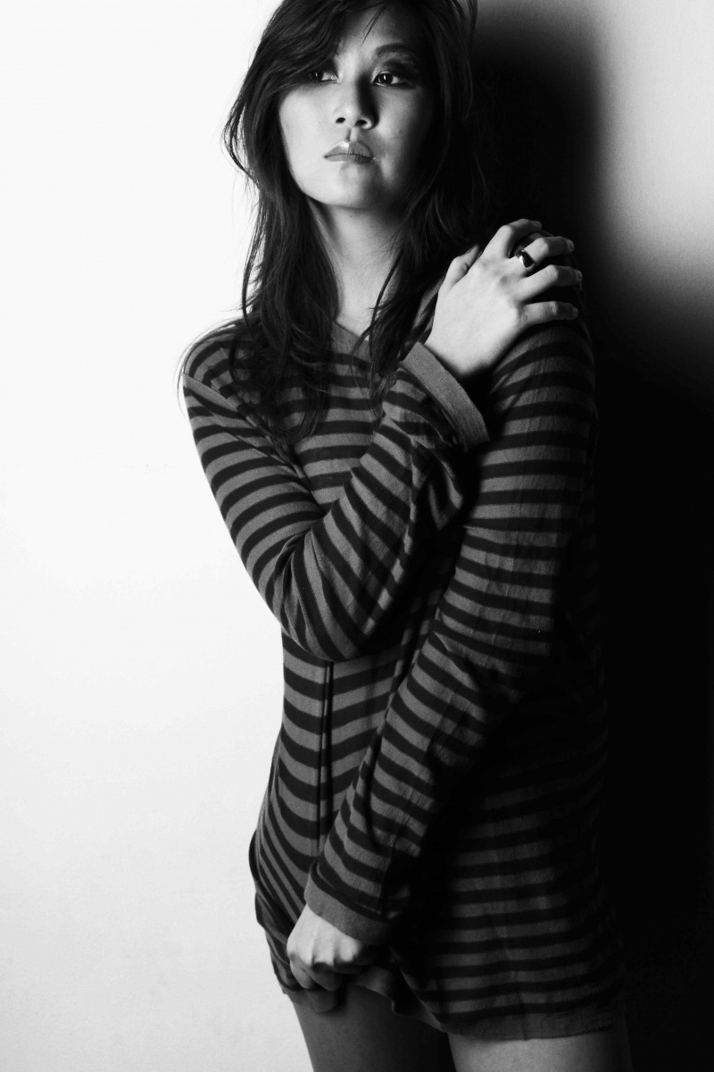 Female model photo shoot of Christina Sang in Calibre Studios, Manila, Philippines