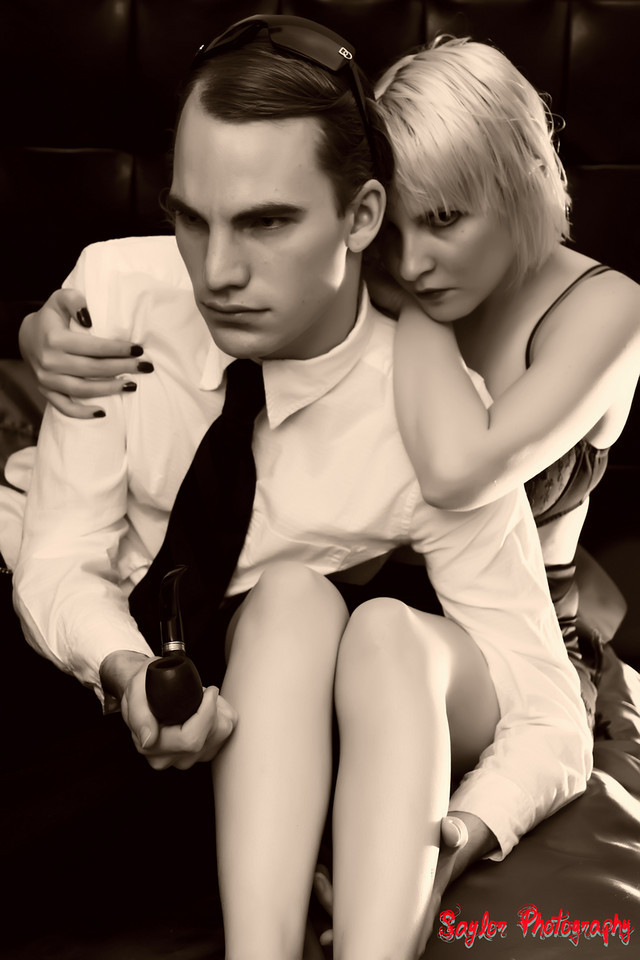 Male and Female model photo shoot of James Drake and Lisa Borschel by James Saylor in Avenues