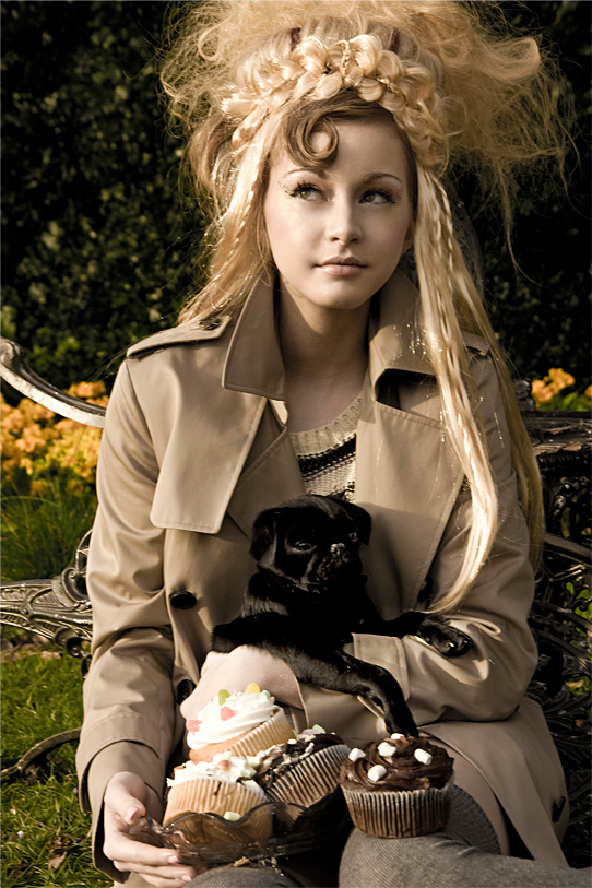 Female model photo shoot of Georgina Kate in Roath park