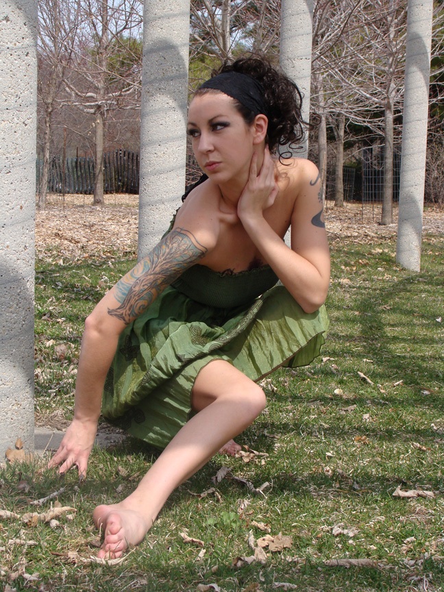 Female model photo shoot of Jayden Kai in Arboretum 