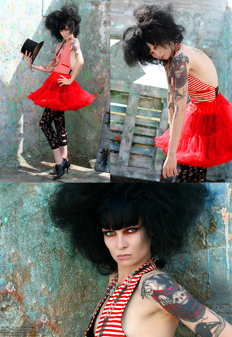 Female model photo shoot of C R - S T Y L E and Lacy Soto by Chanel Rene, makeup by CHris CHavez MUA n HAIR