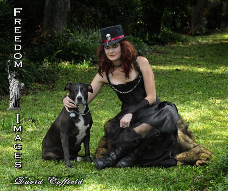 Male and Female model photo shoot of David Coffield and Miss Darkness