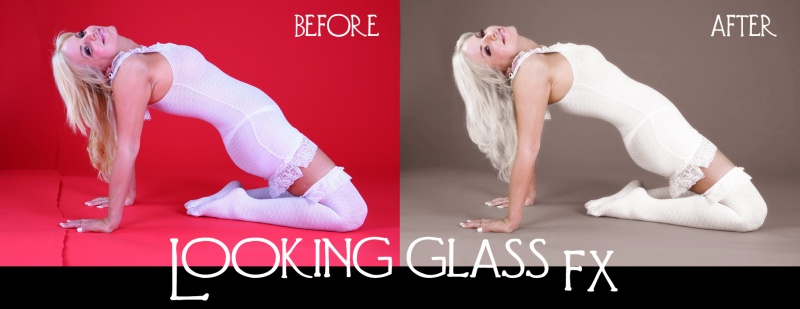 Female model photo shoot of Looking Glass FX