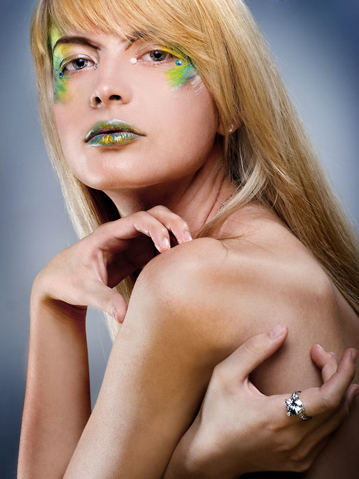 Female model photo shoot of Felichia by Pacific Photo Design, makeup by Krista Marie aka Kma