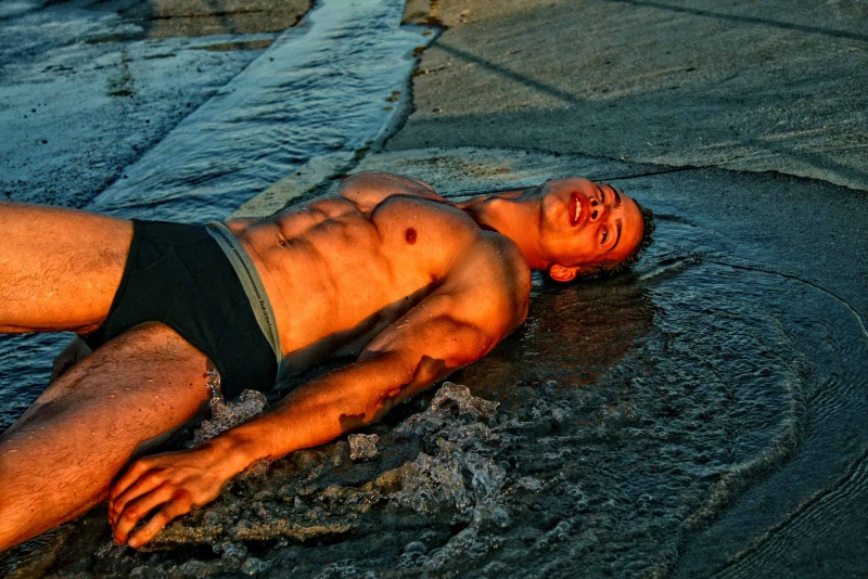 Male model photo shoot of corysky by Martin Ryter Studio