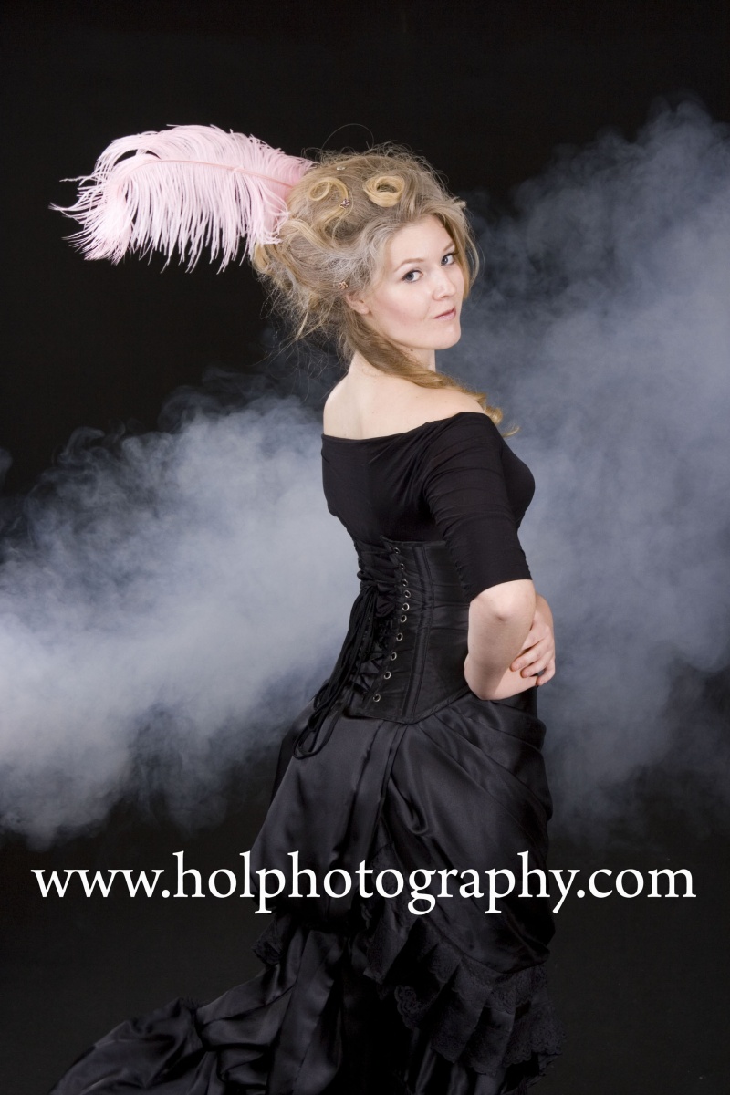 Female model photo shoot of Miss Morbius MakeUp in Model Photographic Studio