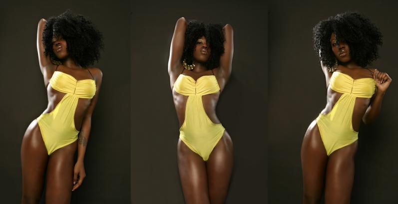 Female model photo shoot of misSawida, retouched by Jbeauty Retouching, published by Kandigirlz BODY Magazine, clothing designed by By Any Means Necessary