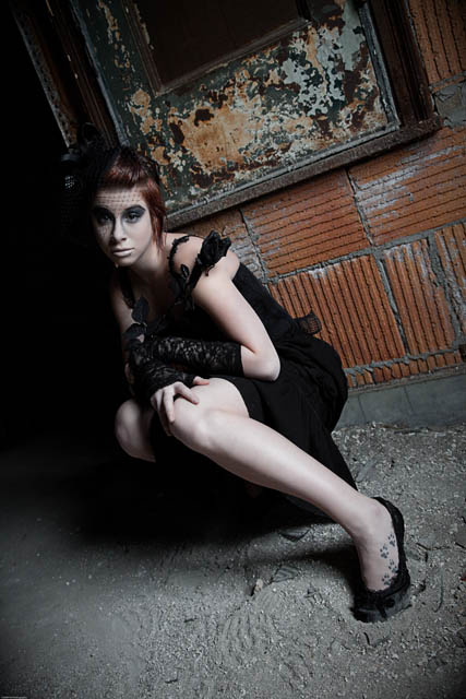 Female model photo shoot of Alice Rose by FCI Photography in Buffalo Central Train Terminal, makeup by Jessica   Jean