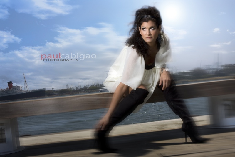 Female model photo shoot of Wendy Brubeck by Cabigao Paul, hair styled by Christian King  Neihule, makeup by TyGr Makeup