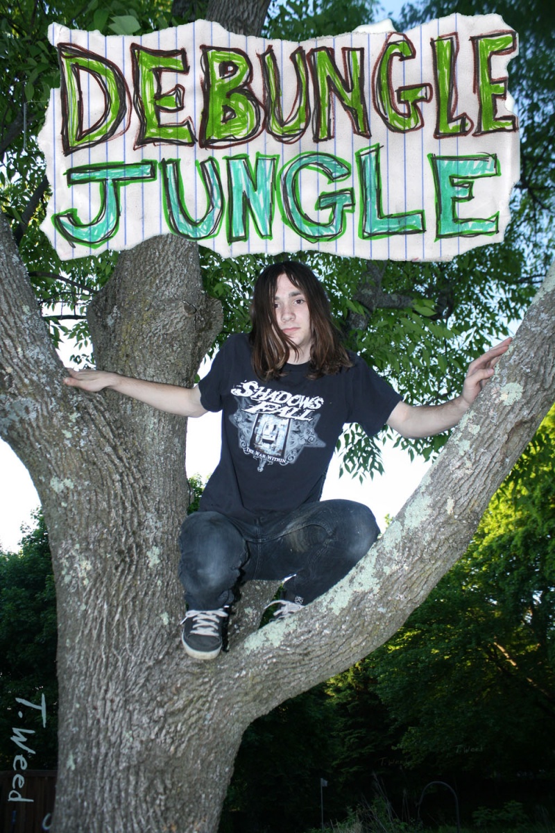 Male model photo shoot of Taylor Weed in In a tree