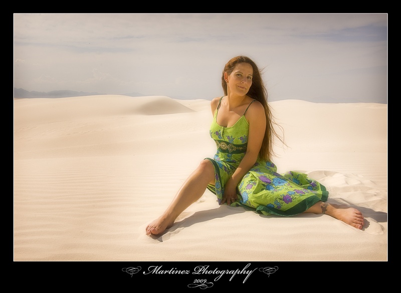 Female model photo shoot of Mizra Belle by  Martinez Photography in White Sands NM